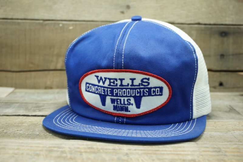 VINTAGE WELLS CONCRETE SNAPBACK TRUCKER HAT