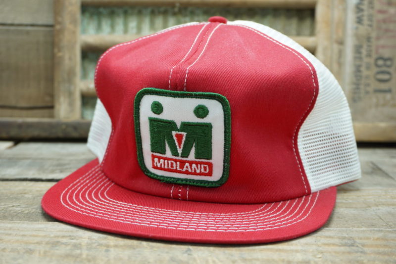 VINTAGE MIDLAND SNAPBACK TRUCKER HAT