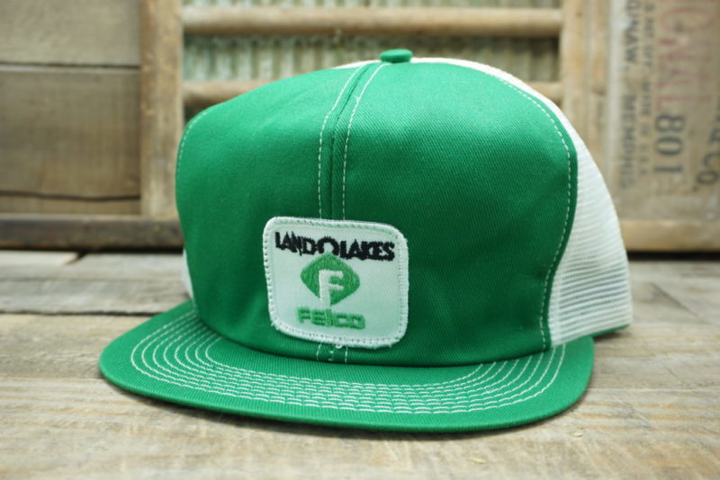 VINTAGE LAND O LAKES SNAPBACK TRUCKER HAT