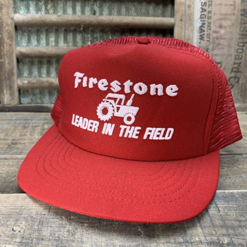 VINTAGE FIRESTONE SNAPBACK TRUCKER HAT