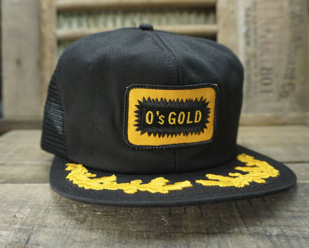 VINTAGE O'S GOLD SNAPBACK TRUCKER HAT