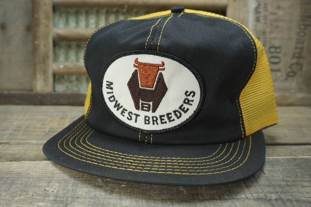 VINTAGE MIDWEST BREEDERS SNAPBACK TRUCKER HAT