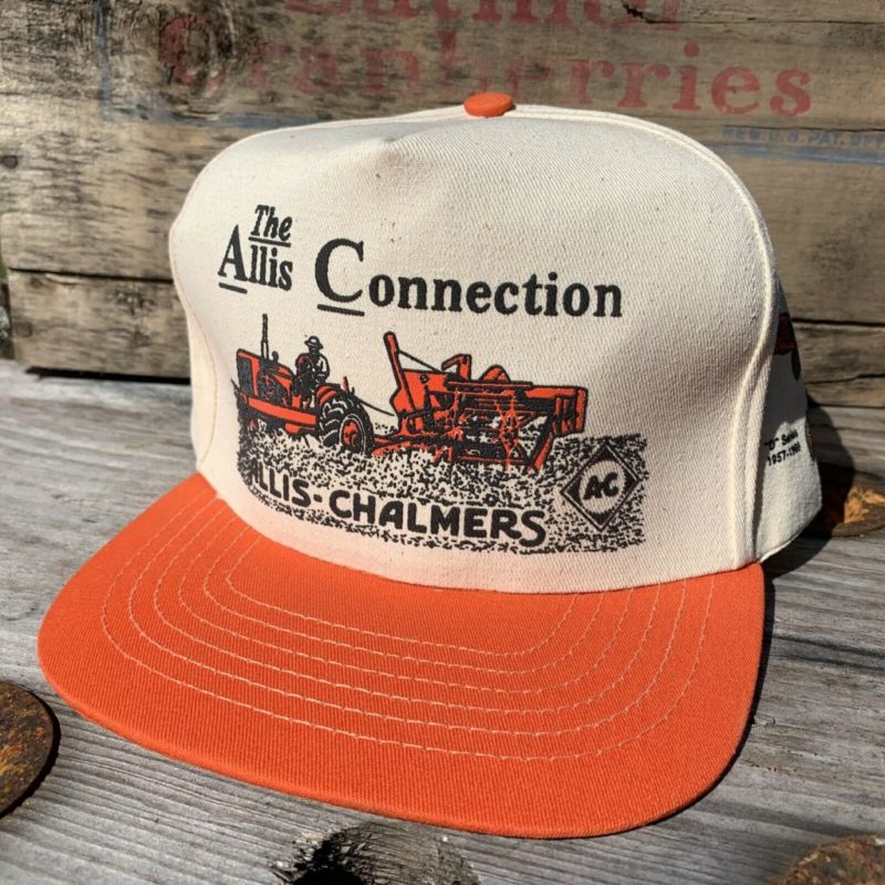 VINTAGE ALLIS CHALMERS SNAPBACK TRUCKER HAT