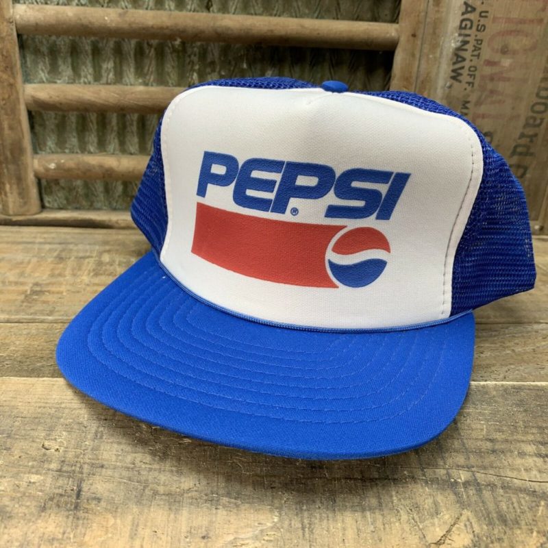 VINTAGE PEPSI SNAPBACK TRUCKER HAT