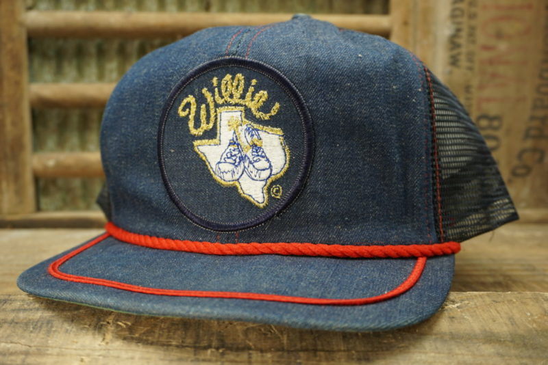 Vintage Willie Texas Snapback Trucker Hat Cap
