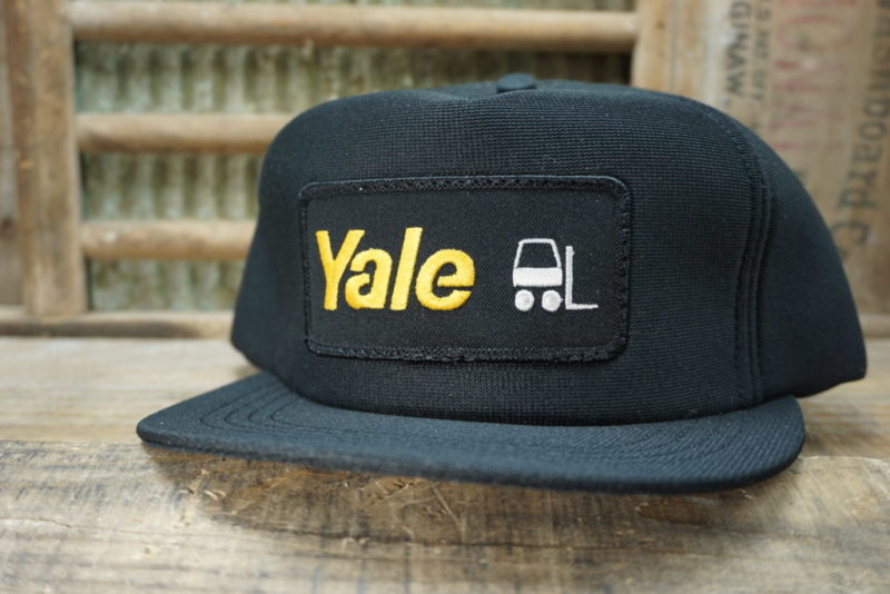 Vintage Yale Forklifts Snapback Trucker Hat Cap
