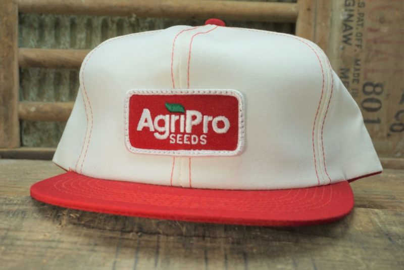 Vintage AgriPro Seeds Snapback Trucker Hat Cap