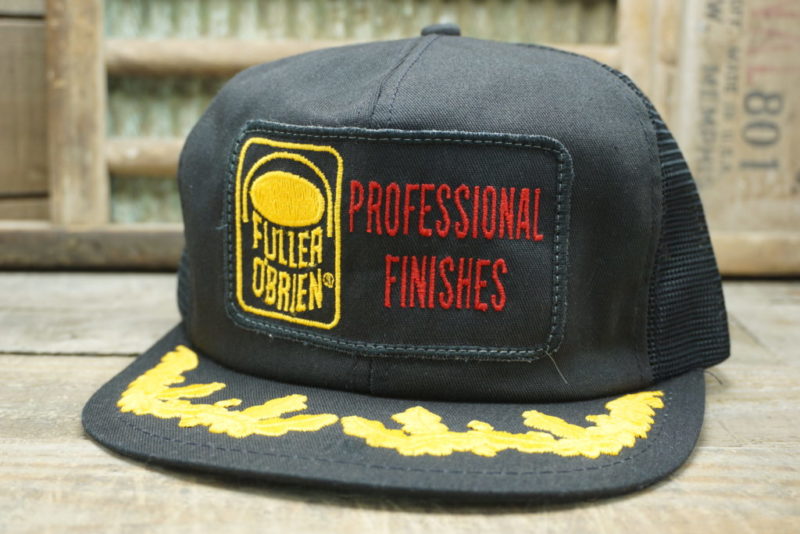 VINTAGE FULLER O'BRIEN SNAPBACK TRUCKER HAT