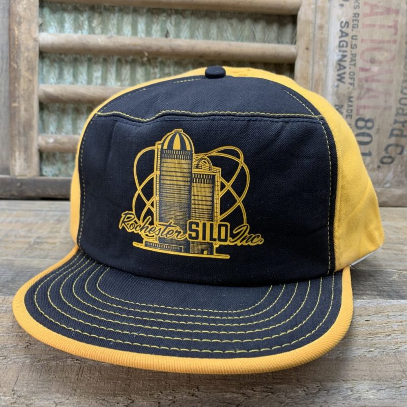 Vintage Rochester Silo Inc Snapback Trucker Hat Cap