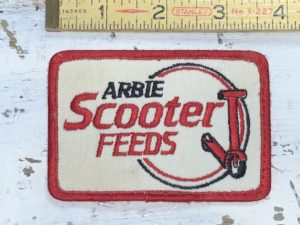 Vintage Arbie Scooter Feeds Patch