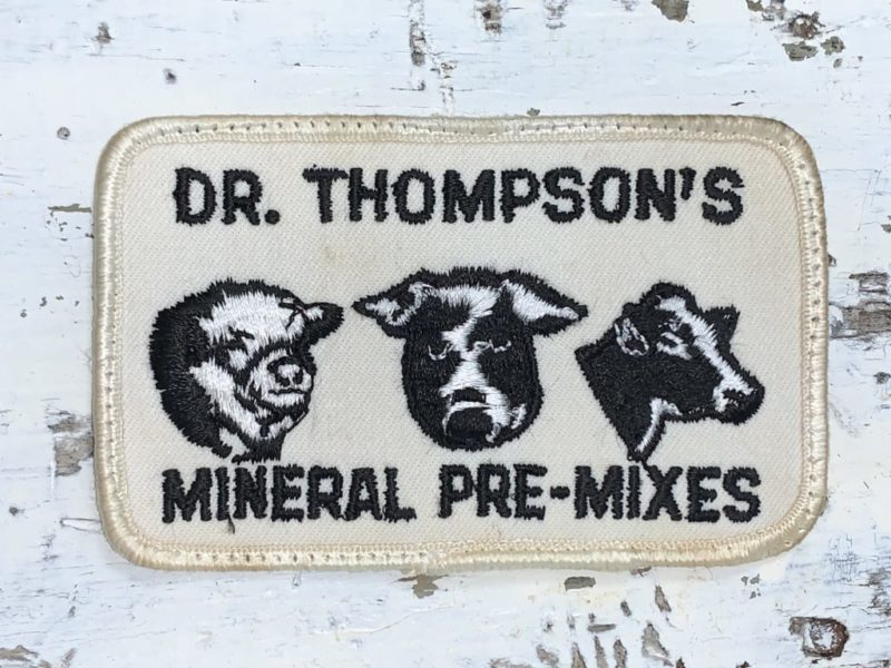 Vintage Dr. Thompsons Mineral Pre-Mixes Patch