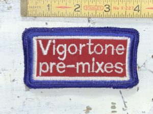 Vintage Vigortone Pre-Mixes Patch