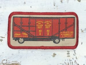 Vintage The Forty & Eight Train Patch