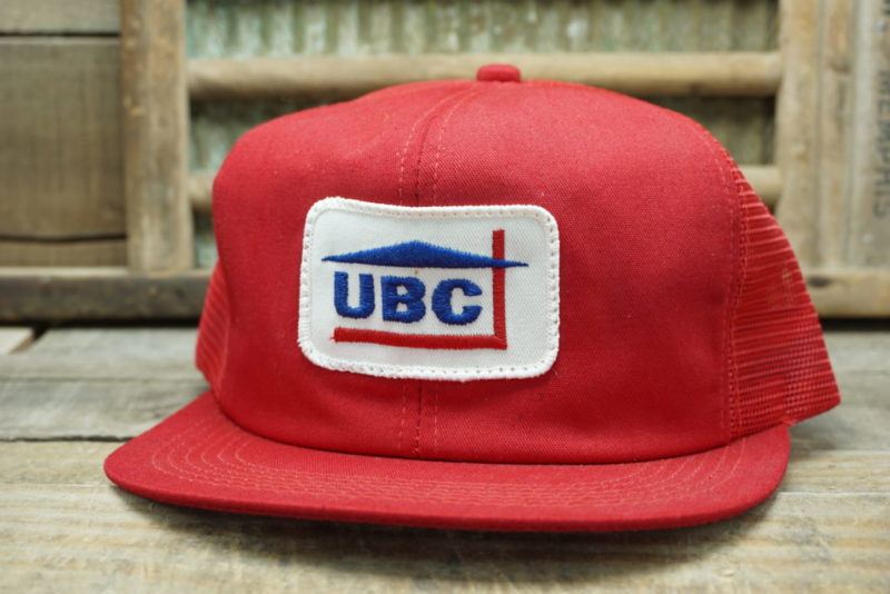 Vintage UBC Snapback Trucker Hat Cap