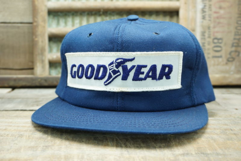 Vintage GOODYEAR Snapback Trucker Hat Cap