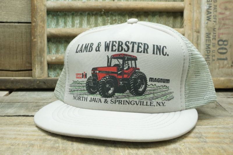 Vintage Lamb & Webster INC Case IH Magnum Snapback Trucker Hat Cap