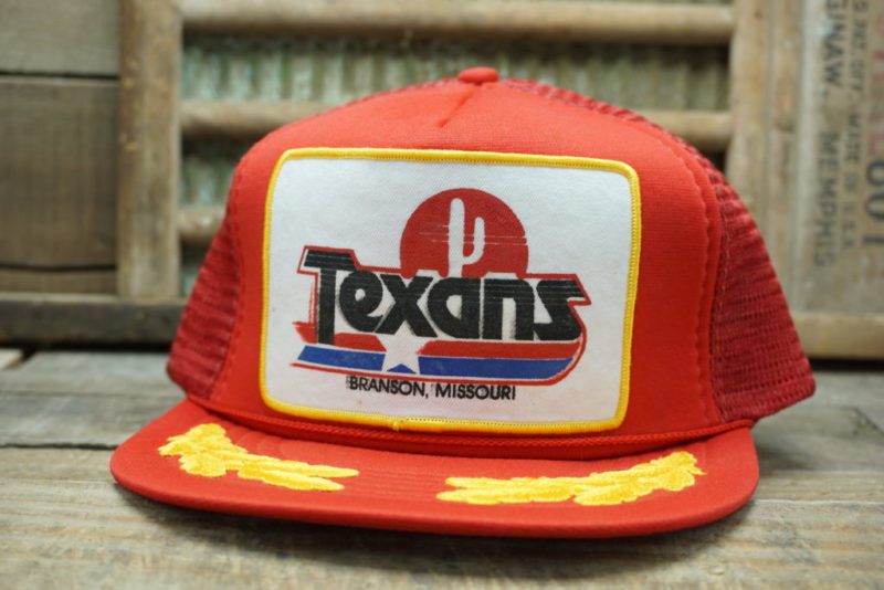 Vintage TEXANS Snapback Trucker Hat Cap