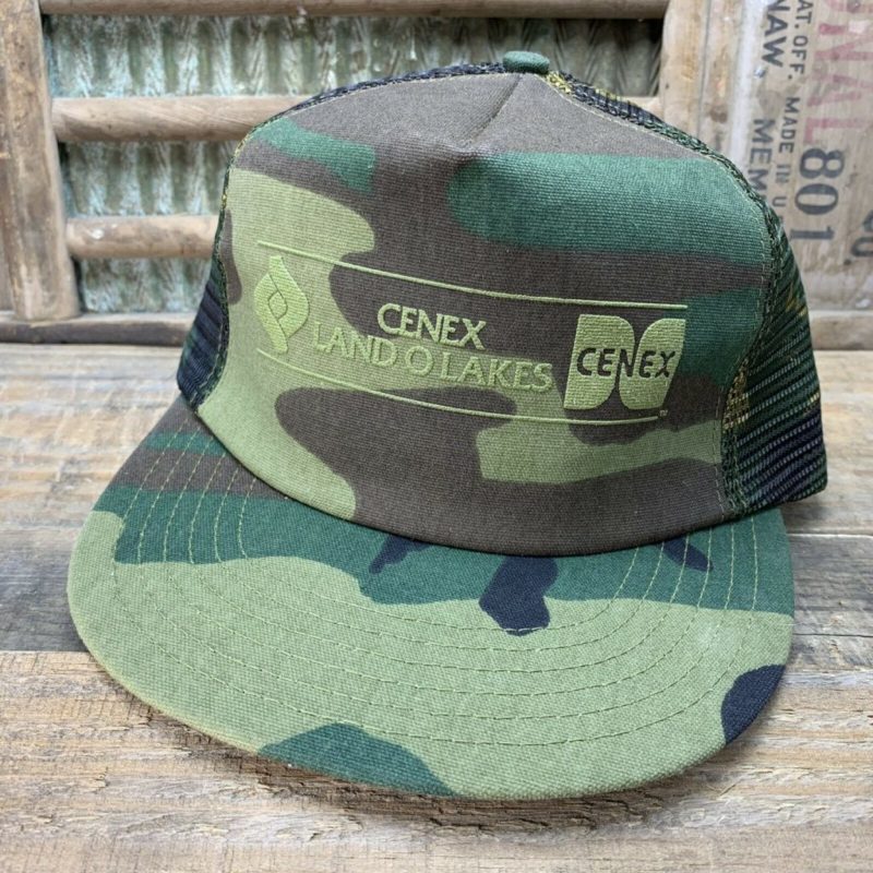 Vintage CENEX LAND O LAKES Snapback Trucker Hat Cap Made in USA