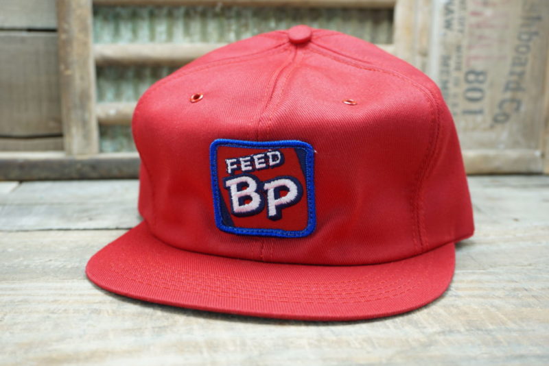 Vintage Feed BP Snapback Trucker Hat Cap