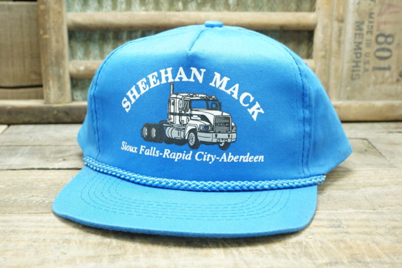 Vintage Sheehan Mack Trucks Snapback Trucker Hat Cap
