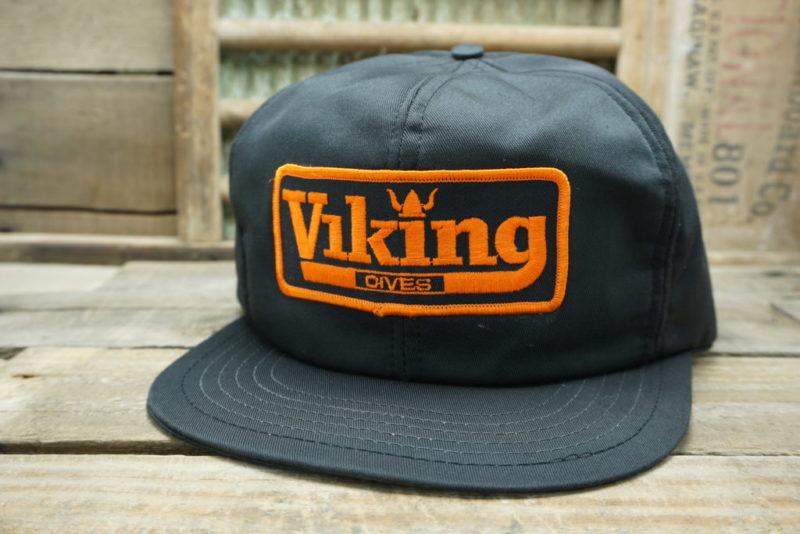 Vintage VIKING OIVES Snapback Trucker Hat Cap