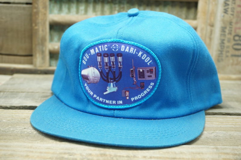 Vintage Bou-Matic Dari-Kool Snapback Trucker Hat Cap