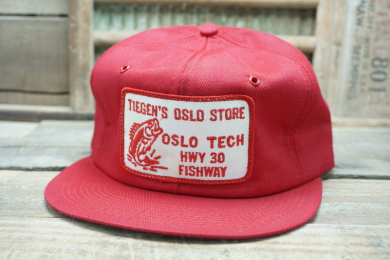 Vintage Tiegen's Oslo Store Snapback Trucker Hat Cap