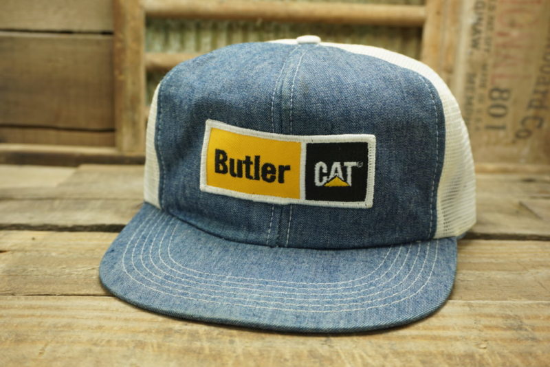 Vintage Butler CAT Snapback Trucker Hat Cap