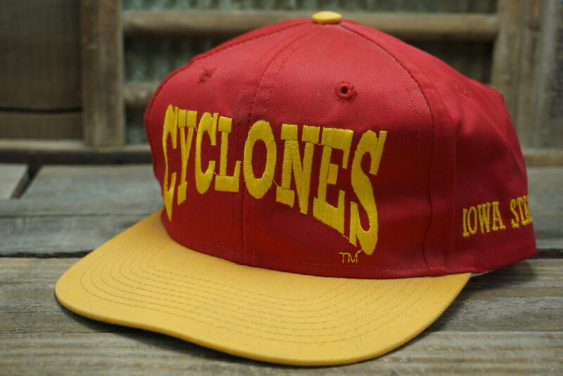 Vintage Iowa State Cyclones Snapback Trucker Hat Cap