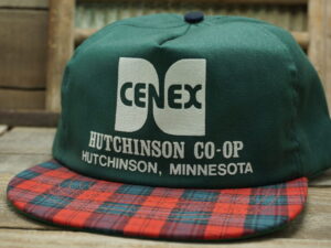 Cenex Hutchinson CO-OP Plaid Vintage Hat