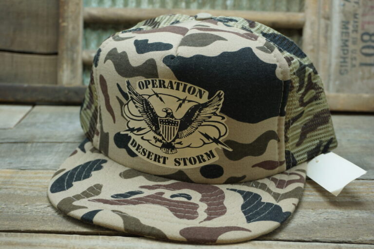 Operation Desert Storm Camo Hat - Vintage Snapback Warehouse