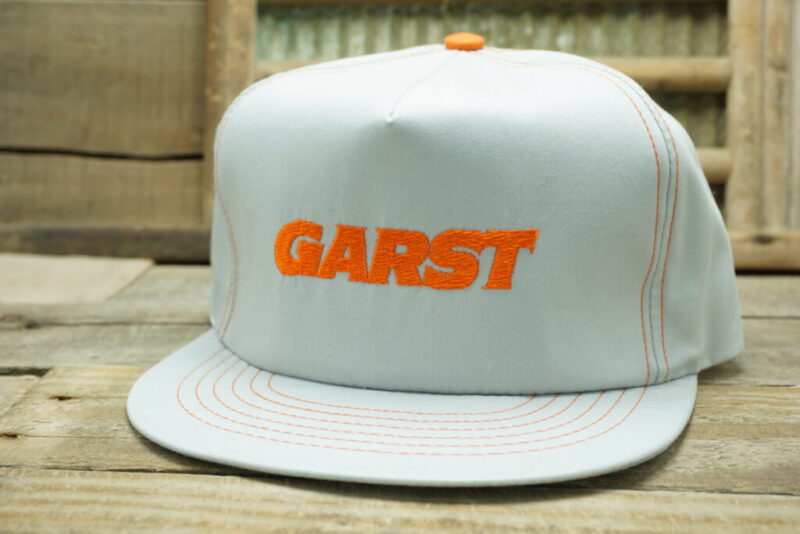 Vintage Garst Seeds Snapback Trucker Hat Cap Swingster Made In USA