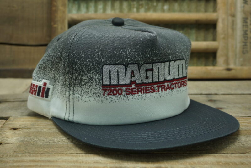 Vintage Case IH Magnum 7200 Series Tractors Strapback Trucker Hat Cap K Products Made In USA