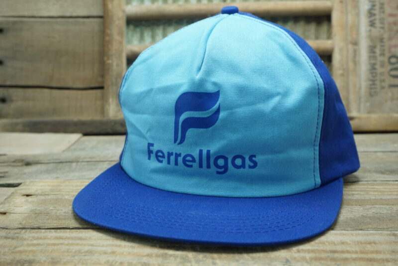 Vintage FERRELLGAS Propane Snapback Trucker Hat Cap Made in USA