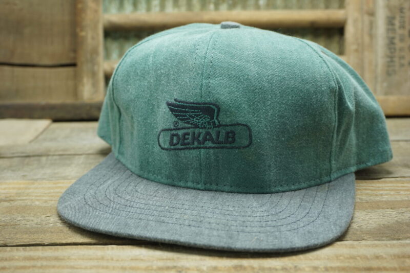 Vintage DEKALB Seed Snapback Trucker Hat Cap Swingster Made in USA