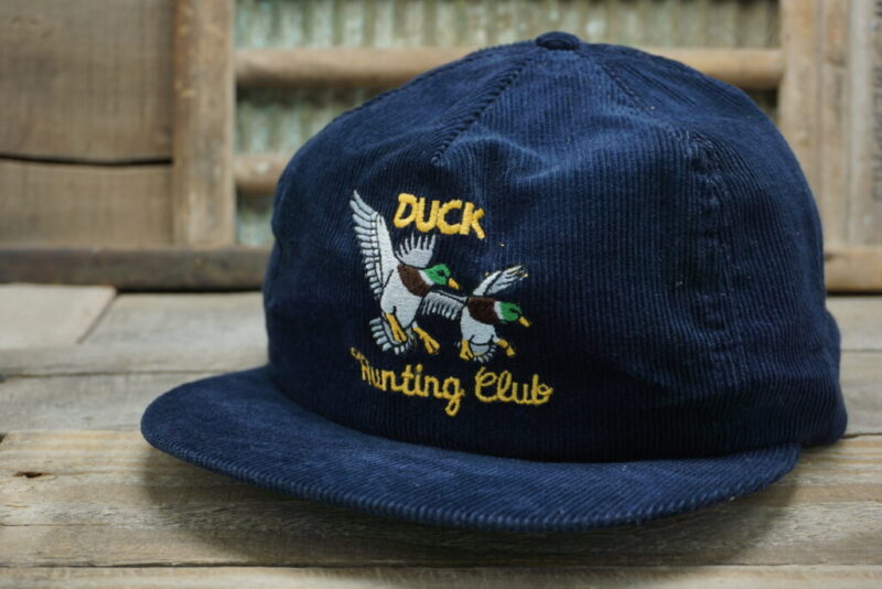 Vintage DUCK HUNTING CLUB Snapback Trucker Hat Cap