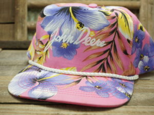 John Deere Pink Floral Hat