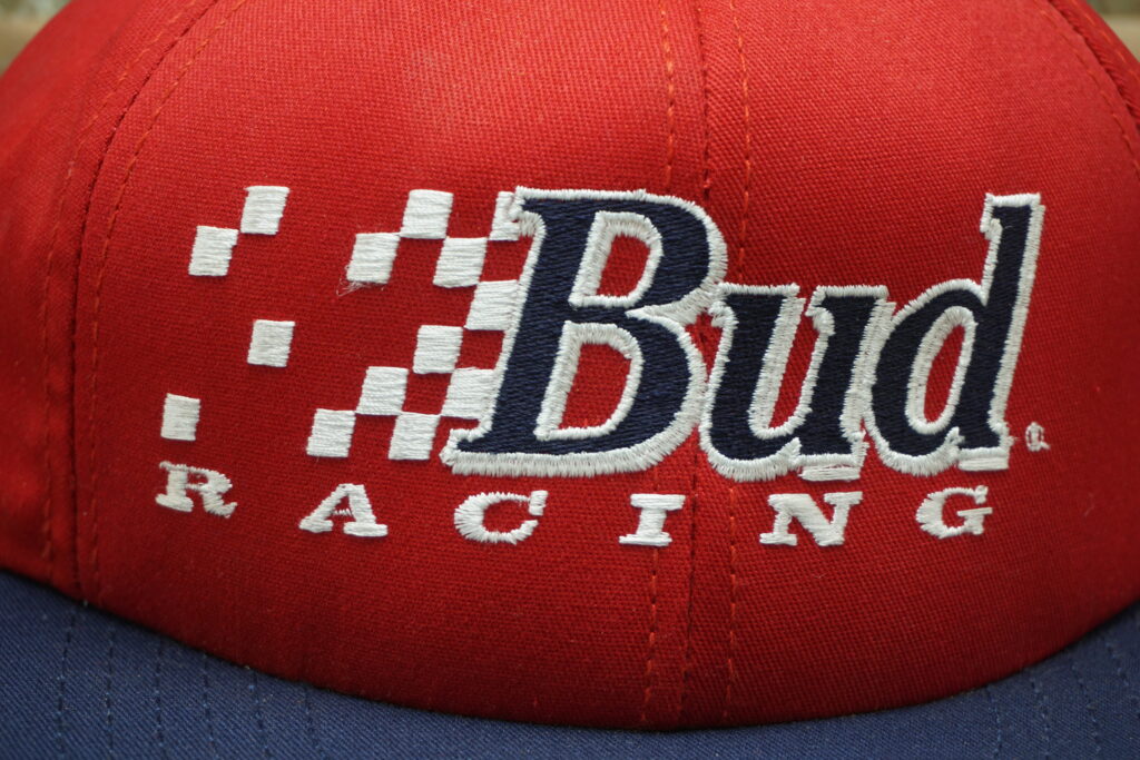 BUD Racing Budweiser Beer Hat - Vintage Snapback Warehouse