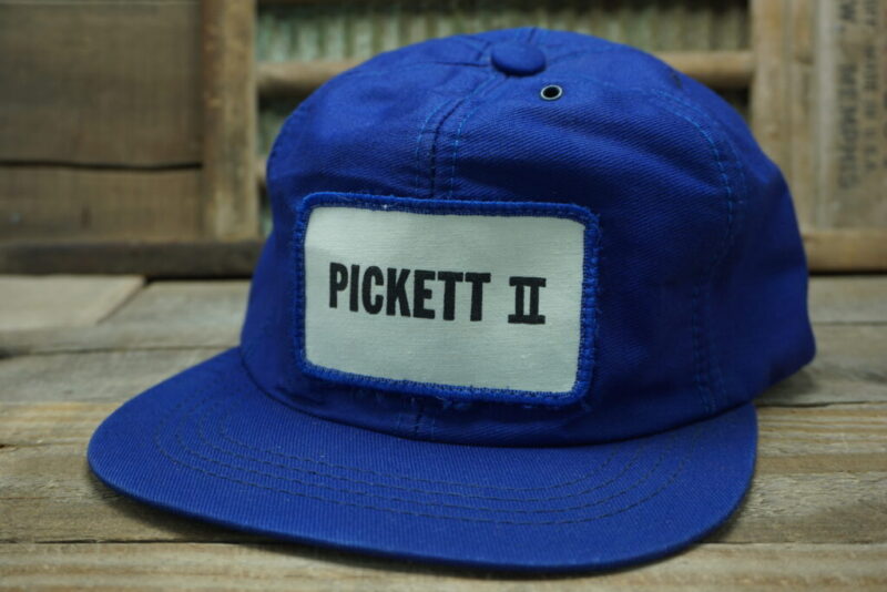 Vintage Pickett II Snapback Trucker Hat Cap Patch