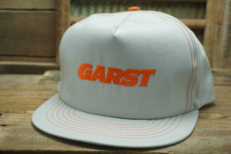 Vintage GARST SEED Snapback Trucker Hat Cap