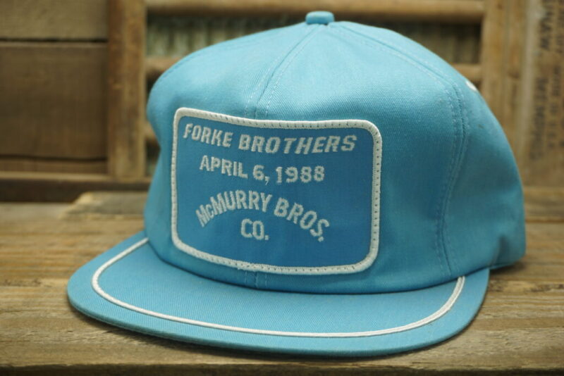 Vintage Forke Brothers McMurry Bros. Co. 1988 Snapback Trucker Hat Cap
