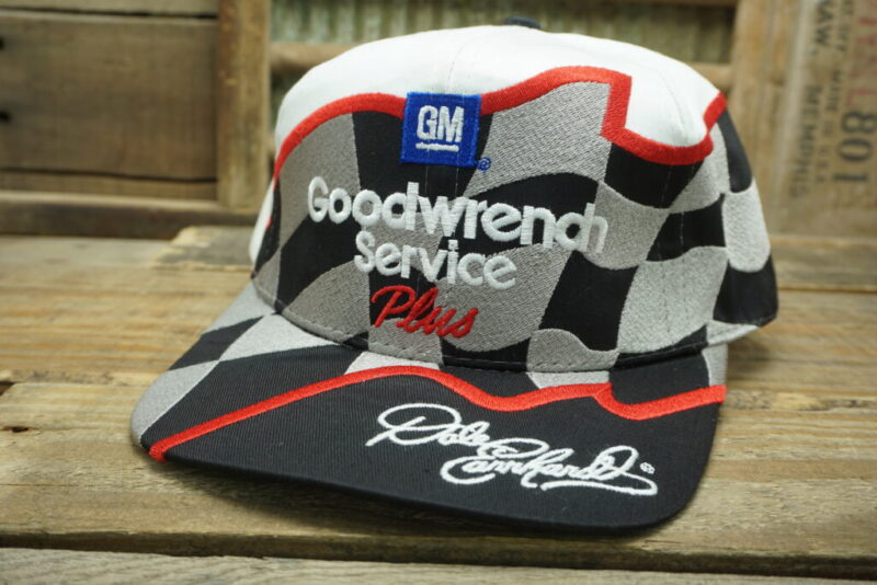 Vintage GM Goodwrench Service Plus Nascar Dale Earnhardt Sr Snapback Trucker Hat Cap