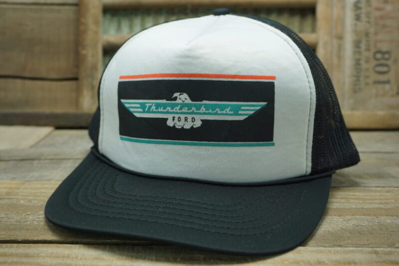 Vintage Ford Thunderbird Mesh Snapback Trucker Hat Cap The Madhatter