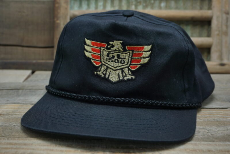 Vintage Honda Gold Wing GL 1500 Motorcycle Snapback Trucker Hat Cap