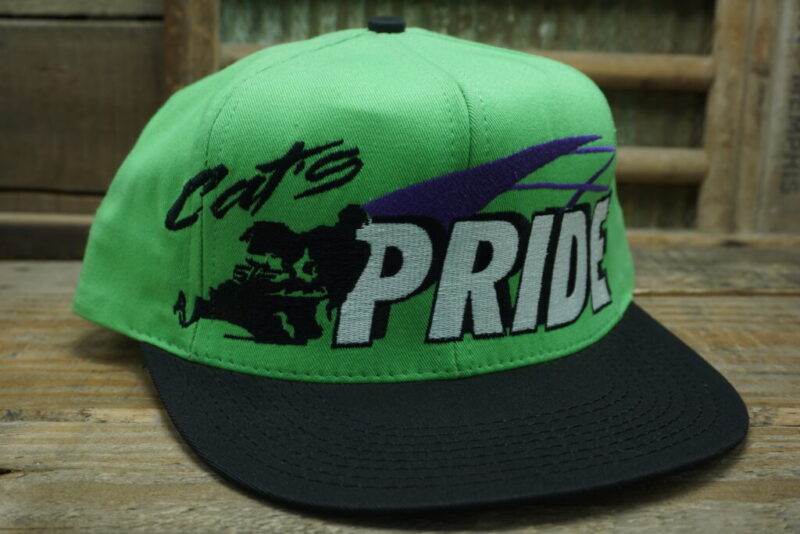 Vintage Cat's Pride Arctic Cat Riders Club 1998 Snapback Trucker Hat Cap Made In USA