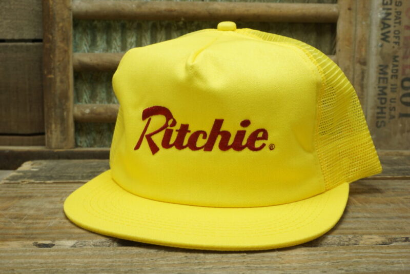 Vintage Ritchie Industries Mesh Snapback Trucker Hat Cap K Products Made In USA