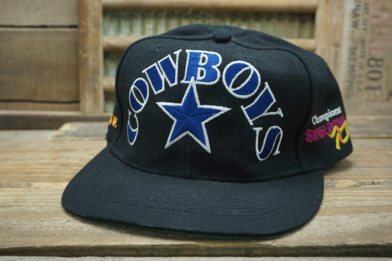 Vintage Dallas Cowboys Super Bowl Champions Snapback Trucker Hat Cap NFL