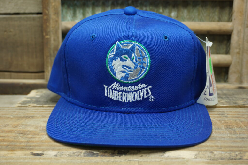 Minnesota Timberwolves Hat with tags - Vintage Snapback Warehouse %