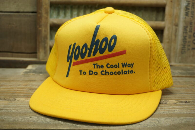 Vintage Yoo-hoo The Cool Way To Do Chocolate Mesh Snapback Trucker Hat Cap