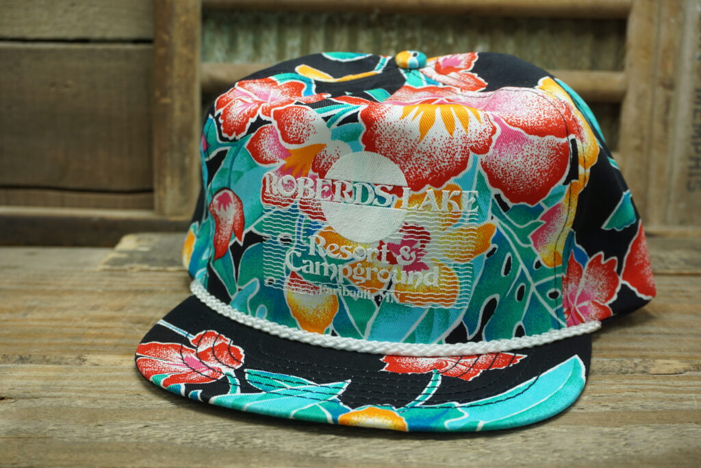 Roberds Lake Resort & Campground Faribault MN Floral Hat - Vintage ...